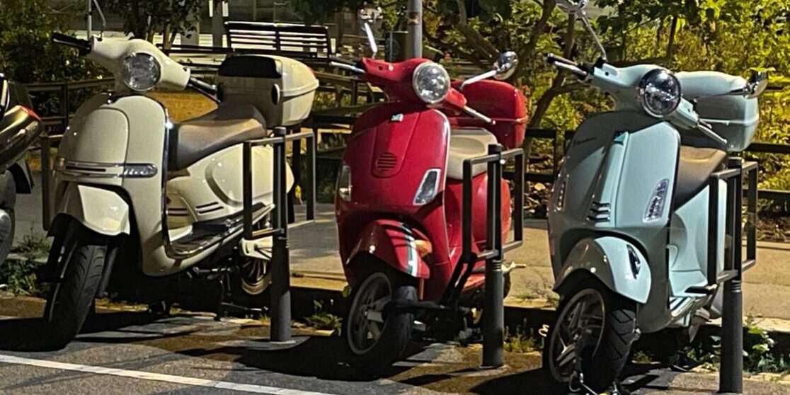 Vespa Three (3) Vespa scooters